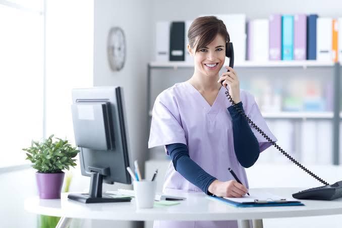 Healthcare professionals in a meeting